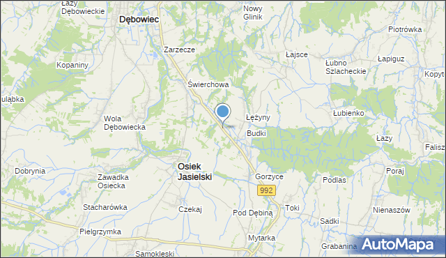 mapa Radkowa, Radkowa na mapie Targeo